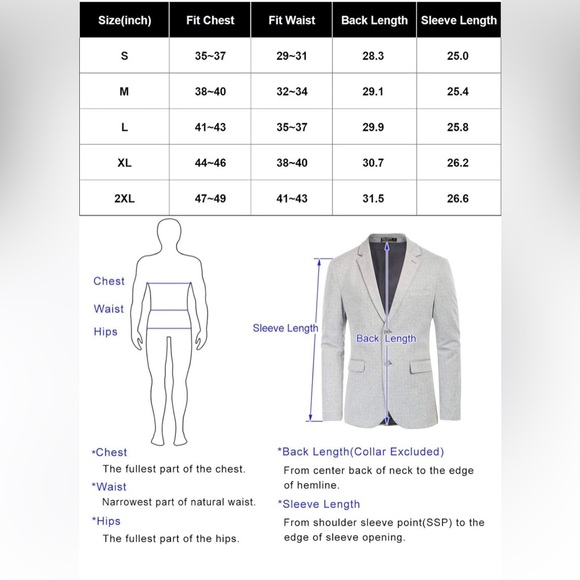 NWT Paul Jones Men's Herringbone Blazer Jacket Size XL - Picture 8 of 8